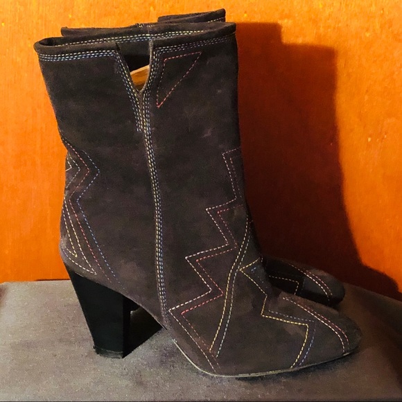 ⭐️⭐️Isabel Marant Navy Blue Suede Boot⭐️⭐️ - Picture 1 of 5